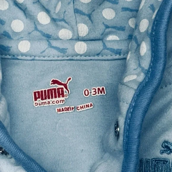 PUMA 🍼 Baby Boys 4-Piece Set – Size 0-3 Months 💙 - Picture 6 of 11